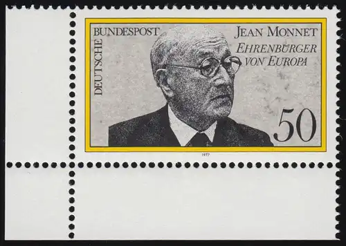 926 Jean Monnet ** Coin et l.