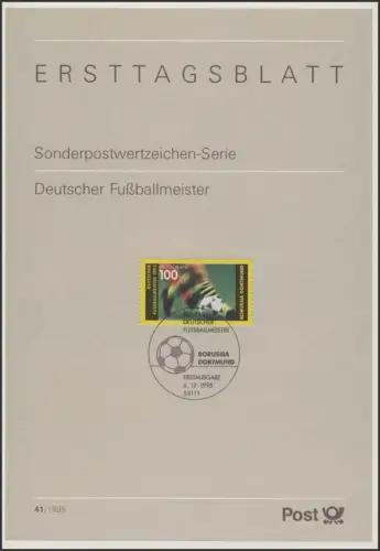ETB 41/1995 Maître de football, Borussia Dortmund