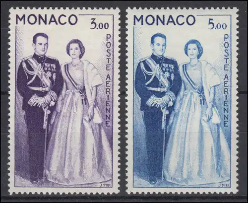 Monaco 655-656 Fürstenpaar, neue Währung, kompletter Satz, postfrisch **
