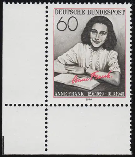1013 Anne Frank ** Coin et l.