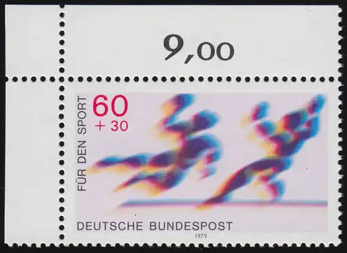 1009 Aide sportive 60+30 Pf Handball ** coin o.l.