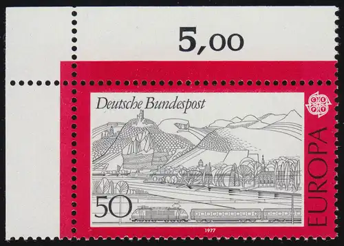 935 Europe 50 Pf Paysages ** Coin o.l.