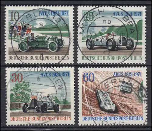 397-400 courses AVUS de bloc 3: ensemble de timbres complets centriques