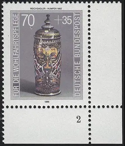 1297 Verres précieux de bien-être 70+35 Pf ** FN2