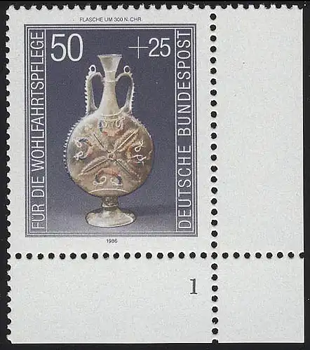 1295 Verres précieux de bien-être 50+25 Pf ** FN1