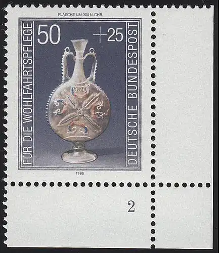 1295 Verres précieux de bien-être 50+25 Pf ** FN2