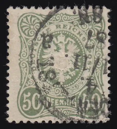 44IIc Marque libre Reichsadler 50 pfennig, O vérifié BPP