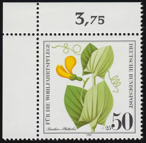 1060 Herbes sauvages Petse 50+25 Pf ** Coin o.l.