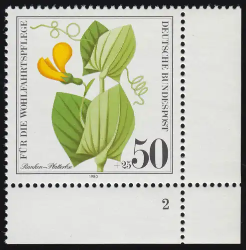 1060 Ackerwildkräuter Platterbse 50+25 Pf ** FN2
