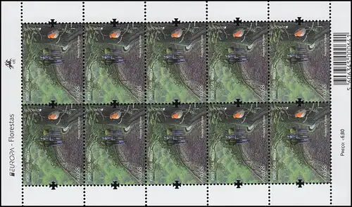 Portugal-Madeira 308 Europaunion CEPT Der Wald 2011 - Kleinbogen ** / MNH