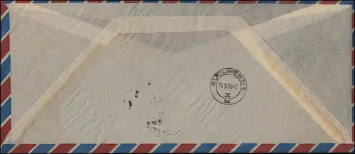 Eröffnungsflug Lufthansa Luftpost Air Mail Berlin 13.5.1956 / Bukarest 16.5.56