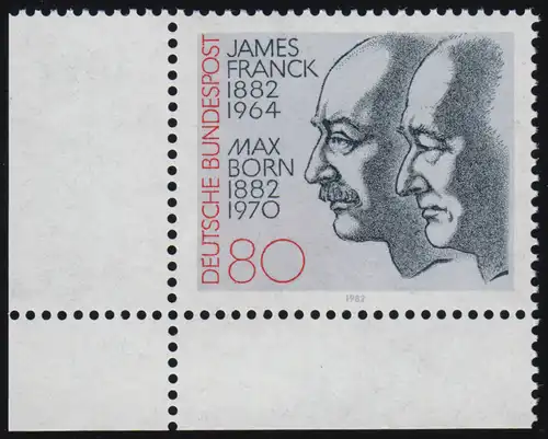1147 James Franck und Max Born ** Ecke u.l.