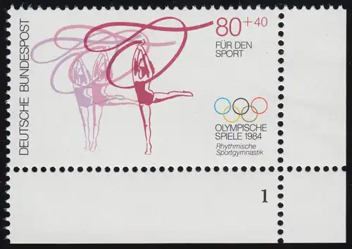 1207 Olympische Sommerspiele 80+40 Pf  ** FN1