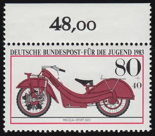 1170 Jugend Motorräder Megola-Sport 80+40 Pf ** Oberrand
