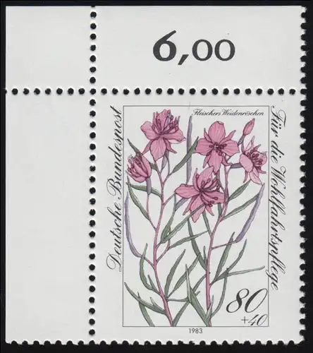 1190 Wohnen Weidenröchen 80+40 Pf ** coin o.l.