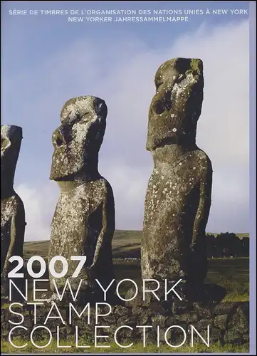 UNO New York Jahressammelmappe Souvenir Folder 2007, postfrisch **