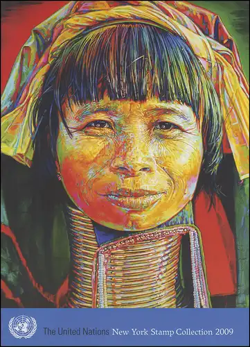 UNO New York Jahressammelmappe Souvenir Folder 2009, postfrisch **