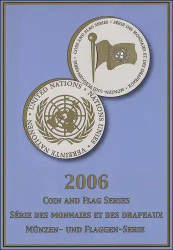 UNO Mappe Flaggen und Münzen 2006, postfrisch **