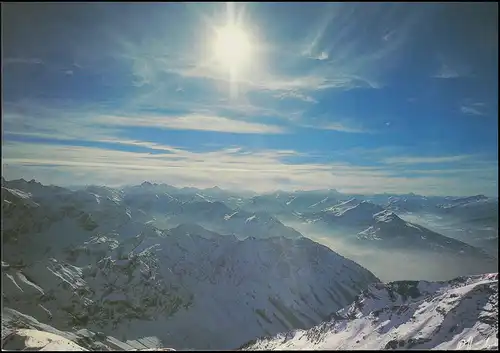 SSt Zugspitze SCHNEEFERNERHAUS - Neben-O Höchster Aussichtspunkt, AK Alpen