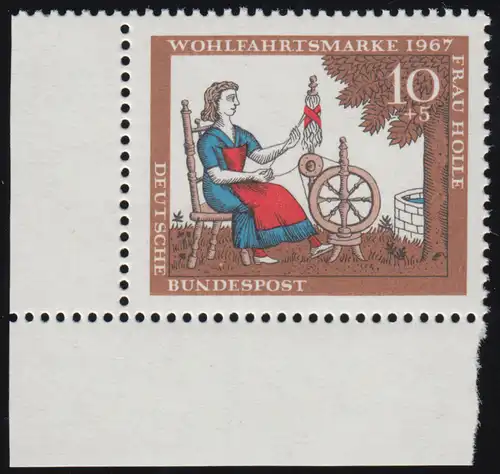 538 Frères bien-être Grimm 10+5 Pf Mme Holle ** Coin et l.