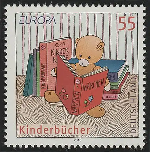 2796 Europa/CEPT Kinderbücher: 10 Einzelmarken, alle **