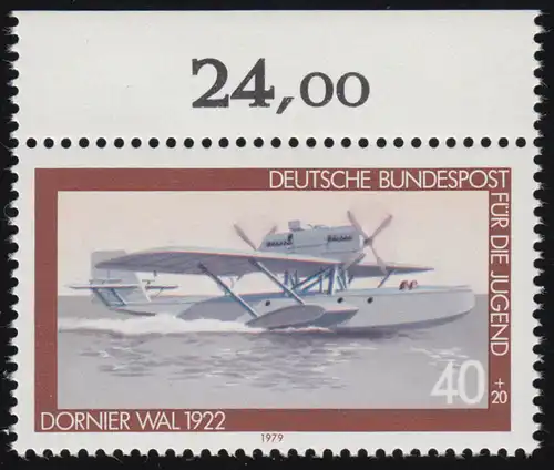 1005 Jeunesse Aéronautique 40+20 Pf ** Oberrand