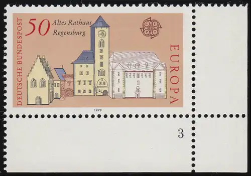 970 Europe Ratisbonne 50 Pf ** FN3