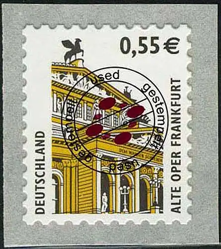 2304BA SWK 0,55 Euro selbstklebend vierseitig gestanzt O