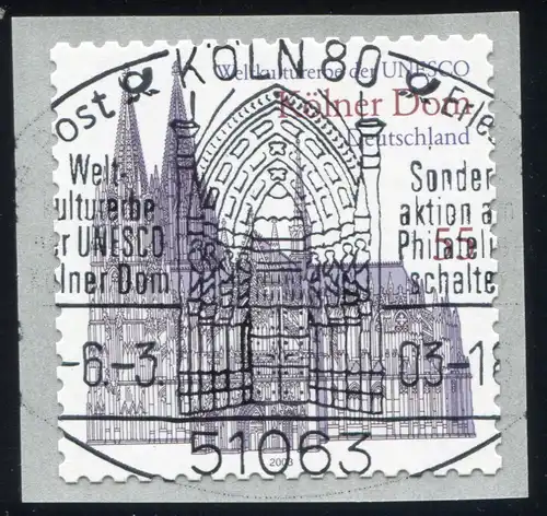 2330 Kölner Dom selbstklebend, ESSt Köln