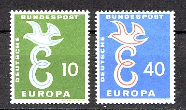 295-296 Europe 1958 - Séries fraîches