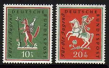286-287 Jugend 1958 - Satz ** postfrisch