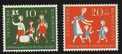 250-251 Berliner Kinder - Satz ** postfrisch