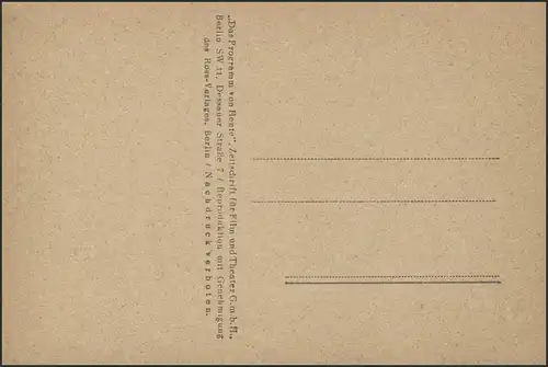 Carte d'affichage acteur Hans Söhnker, inutilisé