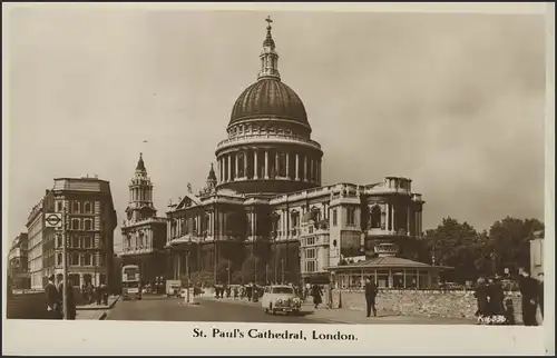 Ansichtskarte London: St.-Pauls-Kirche, Chelsea 1.5.1955 