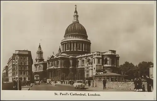 Carte de Londres: Église Saint-Paul, Chelsea 1.5.1955