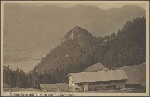 Ansichtskarte Grüntenhaus, Stempel Posthilfsstelle Grüntenhaus, ungebraucht