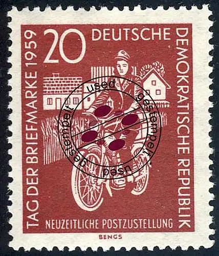 736 Jour du timbre 20 Pf O
