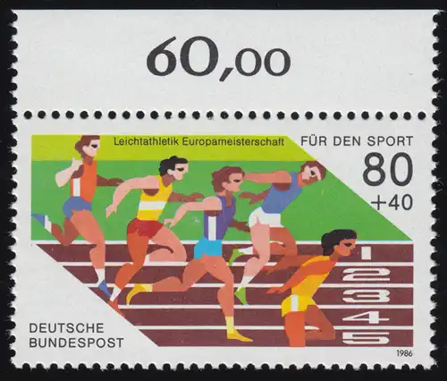 1269 Kurzstreckenlauf 80+40 Pf ** Oberrand