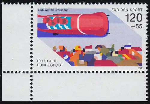 1270 Viererbob 120+55 Pf ** Ecke u.l.