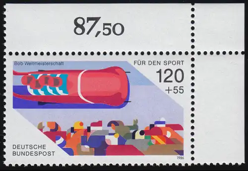 1270 Viererbob 120+55 Pf ** Ecke o.r.