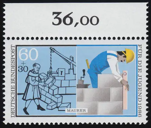 1275 Jeunesse Maçon 60+30 Pf ** Oberrand