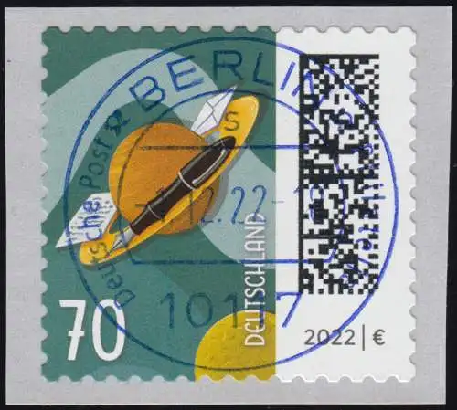 3678 Umlaufbahn 70 Cent sk aus 500er mit GERADER Nummer, EV-O VS Berlin