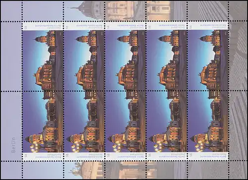 2983-2984 Deutschlands schönste Panoramen Gendarmenmarkt Berlin - Zehnerbogen **