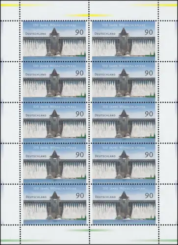 3000 Möhnetalsprerre - 10er-Bogen, postfrisch **