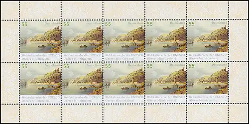 2536 UNESCO Oberes Mittelrheintal - 10er-Bogen ** postfrisch