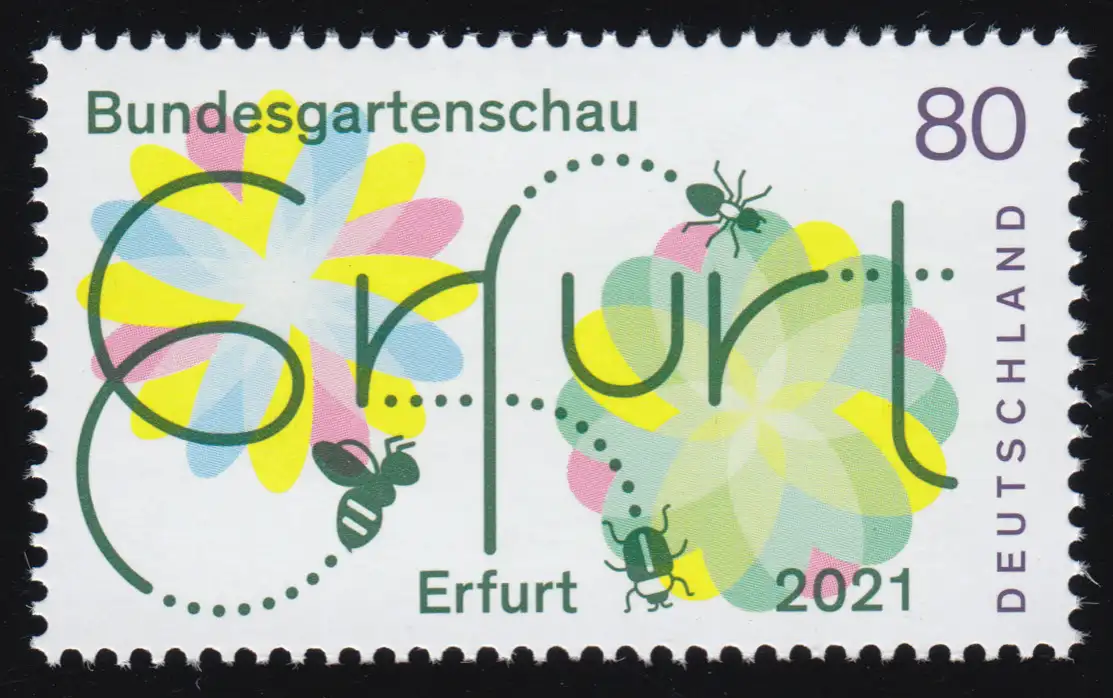3600 Bundesgartenschau Erfurt 2021, ** postfrisch