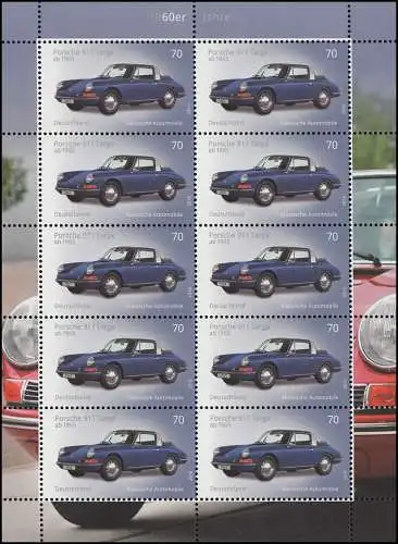 3201 Automobiles allemandes classiques: Porsche 911 Targa - Bogen 10 **