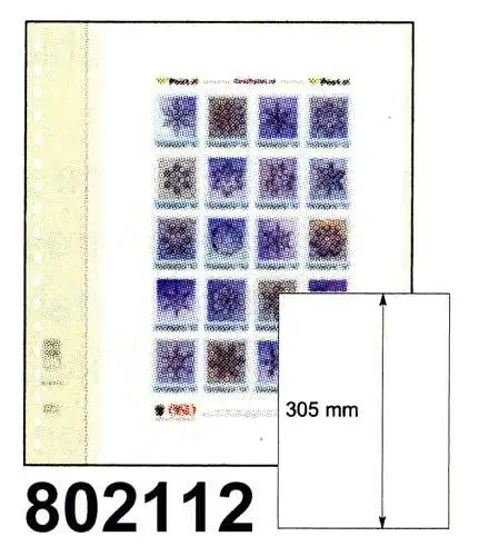 LINDNER-T-Blanko-Blätter Nr. 802 112 für DIN A4 - 10er-Packung