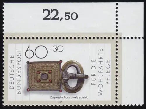 1334 Wohnfstungen 60+30 Pf ** coin o.r.