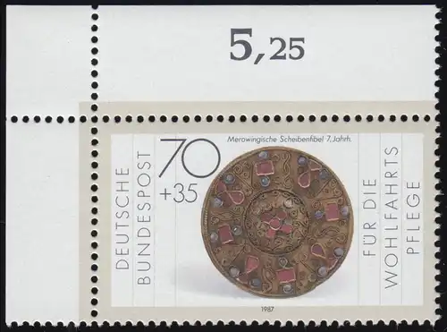 1335 Wohnfstungen 70+35 Pf ** coin o.l.